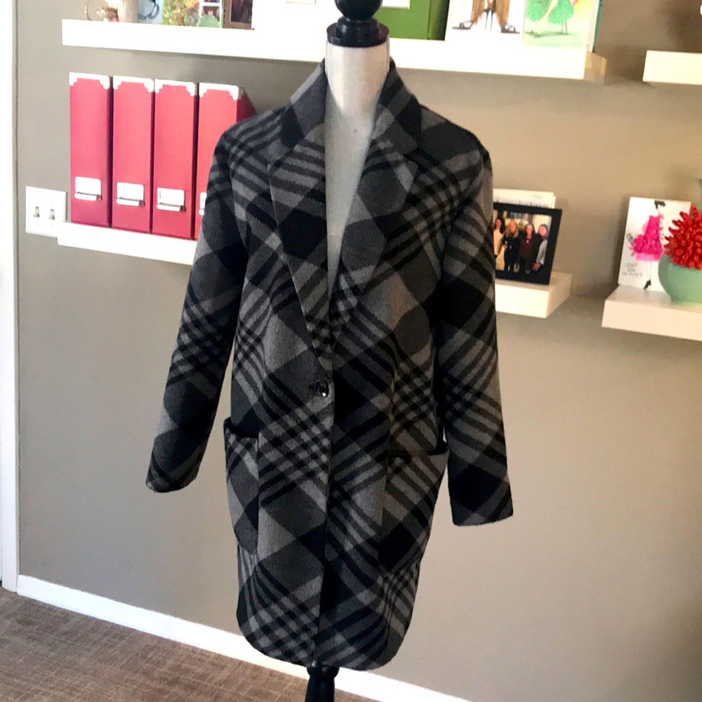 Plaid coat